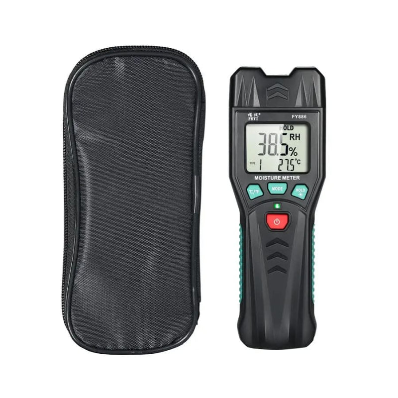 Wood Moisture Meter Pin Type With Spare Pins & Case Tools &