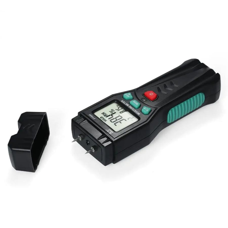 Wood Moisture Meter Pin Type With Spare Pins & Case Tools &