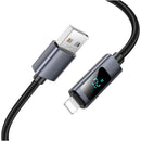 X112 USB to iPhone Fast Charging Cable 2.4A LED Display 1