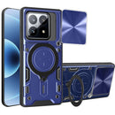 Xaiomi 17 Ring Kickstand Case w/ Camera Cover [Navy] 1