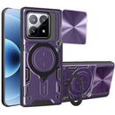 Xaiomi 17 Ring Kickstand Case w/ Camera Cover [Purple] 1