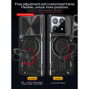 Xaiomi 17 Ring Kickstand Case w/ Camera Cover [Red] 5