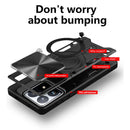 Xaiomi 17 Ring Kickstand Case w/ Camera Cover [Red] 3