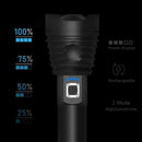 XHP90 3000LM Tactical 3 Mode Zoom Flashlight LED Hunting