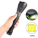 XHP90 3000LM Tactical 3 Mode Zoom Flashlight LED Hunting