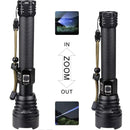 XHP90 3000LM Tactical 3 Mode Zoom Flashlight LED Hunting