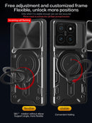 Xiaomi 14T Pro Ring Kickstand Case w/ Camera Cover [Black]