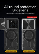 Xiaomi 14T Pro Ring Kickstand Case w/ Camera Cover [Black]