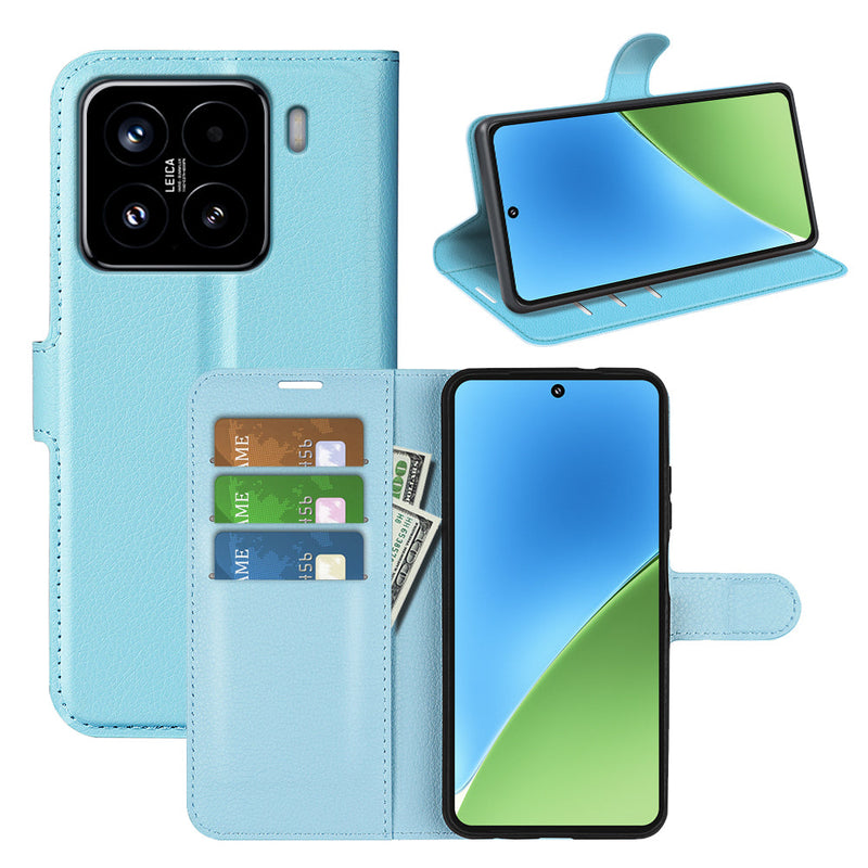 Xiaomi 15 PU Wallet Case [LightBlue]