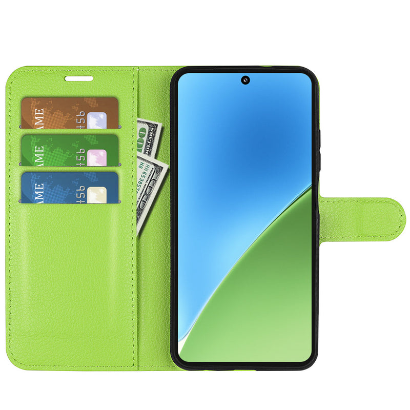 Xiaomi 15 PU Wallet Case [Green]