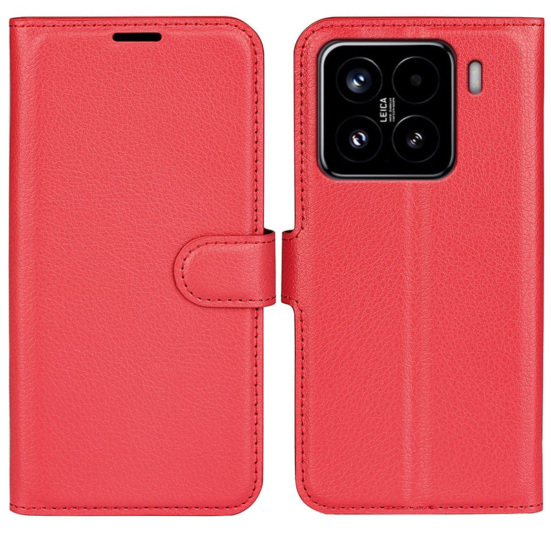 Xiaomi 15 PU Wallet Case [Red]