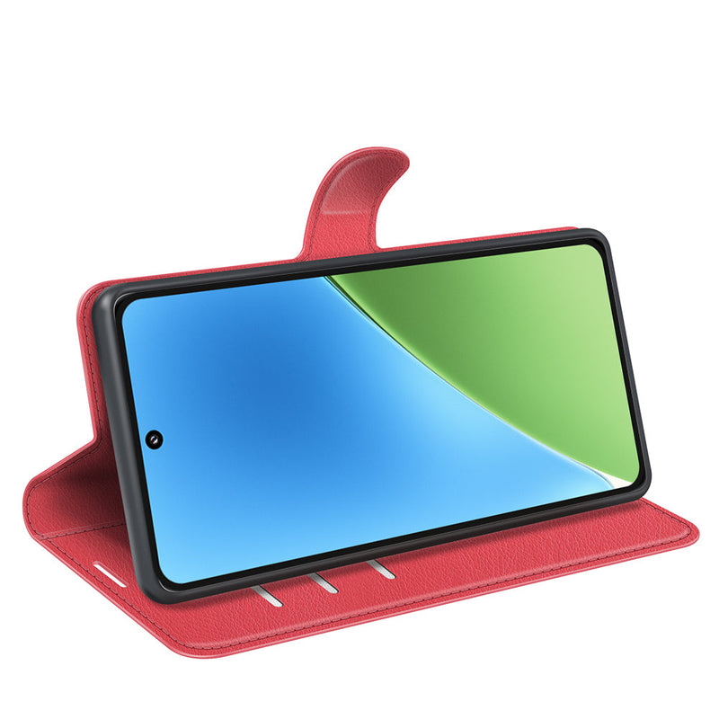 Xiaomi 15 PU Wallet Case [Red]