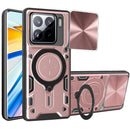 Xiaomi 15 Ring Kickstand Case w/ Camera Cover [Rose Gold]