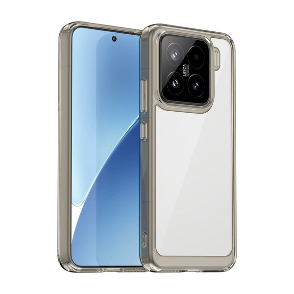 Xiaomi 15 Soft TPU Bumper Case (Clear Grey)