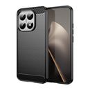 Xiaomi 15T Carbon Fibre TPU Case Slim Shockproof Cover Black