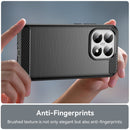 Xiaomi 15T Carbon Fibre TPU Case Slim Shockproof Cover Black