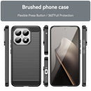 Xiaomi 15T Carbon Fibre TPU Case Slim Shockproof Cover Black