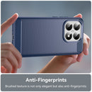 Xiaomi 15T Carbon Fibre TPU Case Slim Shockproof Cover Navy