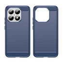 Xiaomi 15T Carbon Fibre TPU Case Slim Shockproof Cover Navy