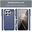 Xiaomi 15T Carbon Fibre TPU Case Slim Shockproof Cover Navy