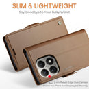 Xiaomi 15T CaseMe Retro Wallet Case [Brown] 2