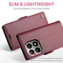 Xiaomi 15T CaseMe Retro Wallet Case [Maroon] 2