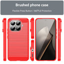 Xiaomi 15T Pro Carbon Fibre Brushed Case [Red] 8