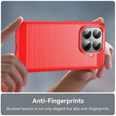 Xiaomi 15T Pro Carbon Fibre Brushed Case [Red] 4