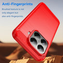 Xiaomi 15T Pro Carbon Fibre Brushed Case [Red] 2