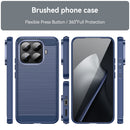 Xiaomi 15T Pro Carbon Fibre TPU Case Slim Shockproof Cover Navy