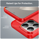 Xiaomi 15T Pro Carbon Fibre Brushed Case [Red]