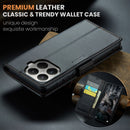 Xiaomi 15T Pro CaseMe Retro Wallet Case [Black] 6