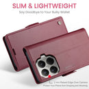 Xiaomi 15T Pro CaseMe Retro Wallet Case [Maroon] 2