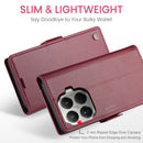 Xiaomi 15T Pro CaseMe Retro Wallet Case [Maroon]