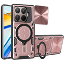 Xiaomi 15T Pro Ring Kickstand Case w/ Camera Cover [Rose Gold]