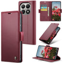 Xiaomi 15T CaseMe Retro Wallet Case [Maroon]