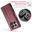 Xiaomi 15T CaseMe Retro Wallet Case [Maroon]