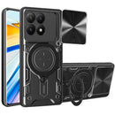 Xiaomi 15T Ring Kickstand Case w/ Camera Cover [Black]