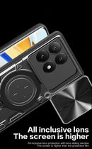 Xiaomi 15T Ring Kickstand Case w/ Camera Cover [Navy]