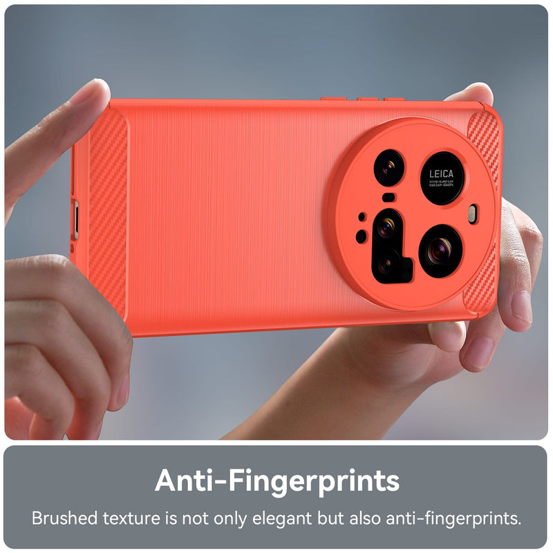 Xiaomi 15 Ultra Carbon Fibre Brushed Case [Red]