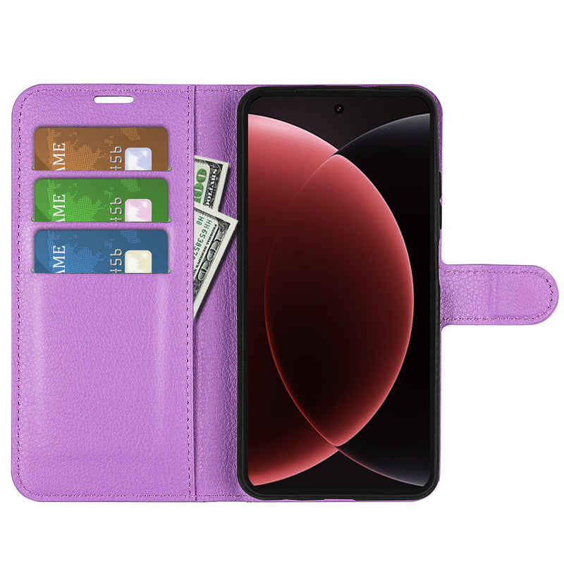 Xiaomi 15 Ultra PU Wallet Case [Purple]