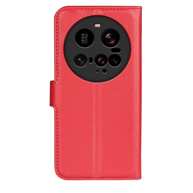 Xiaomi 15 Ultra PU Wallet Case [Red]