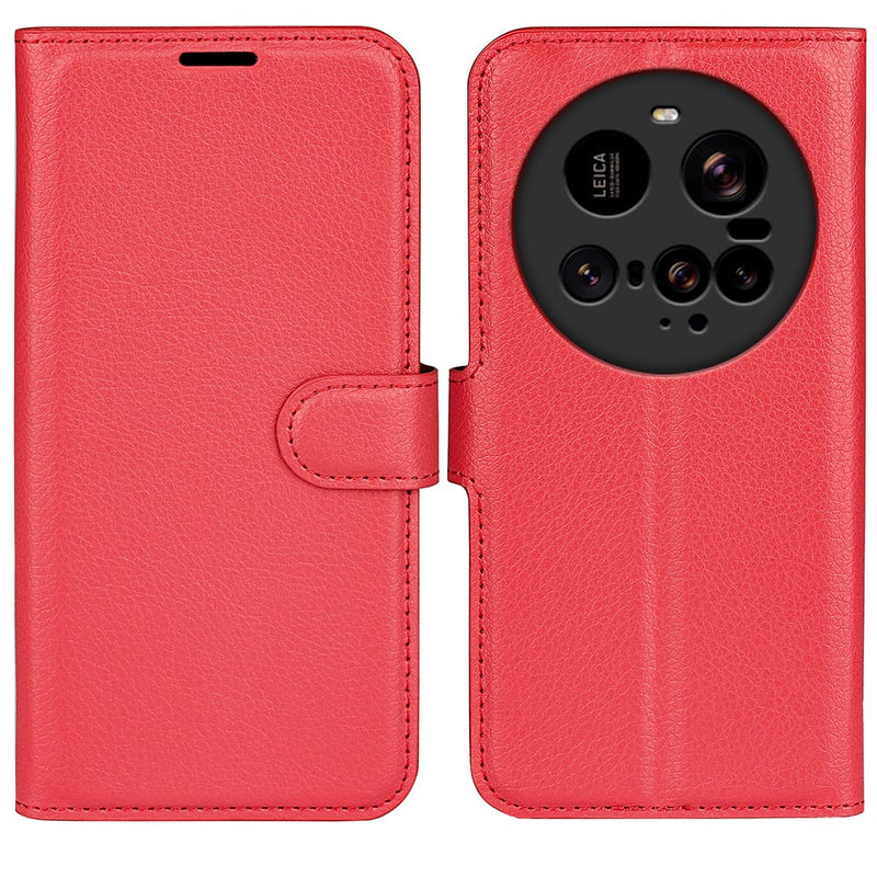 Xiaomi 15 Ultra PU Wallet Case [Red]