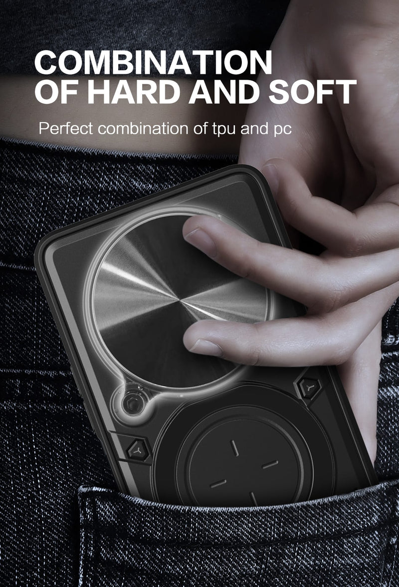 Xiaomi 15 Ultra Ring Kickstand Case w/ Camera Cover [Rose Gold]