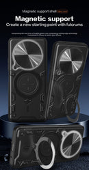 Xiaomi 15 Ultra Ring Kickstand Case w/ Camera Cover [Red]