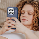 Xiaomi 17 Carbon Fibre TPU Case Slim Shockproof Cover Navy