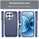 Xiaomi 17 Carbon Fibre TPU Case Slim Shockproof Cover Navy