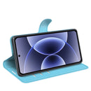 Wallet Case for Xiaomi 17 – PU Leather Flip Cover with Card Holder & Stand [LightBlue]
