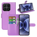 Wallet Case for Xiaomi 17 – PU Leather Flip Cover with Card Holder & Stand [Purple]