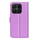 Wallet Case for Xiaomi 17 – PU Leather Flip Cover with Card Holder & Stand [Purple]